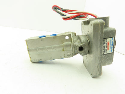 Honeywell Skinner XH935RBMX17 Solenoid Valve 4-Way NC/NO 12VDC 150 PSI 1/4" NPT
