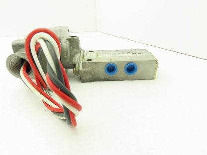 Honeywell Skinner XH935RBMX17 Solenoid Valve 4-Way NC/NO 12VDC 150 PSI 1/4" NPT