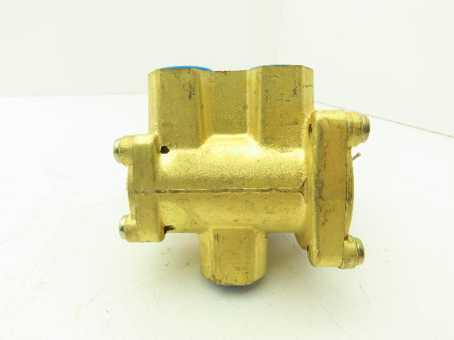 Honeywell Skinner LP8RBM4150 Brass Solenoid Valve 3-Way NC 120V 150 PSI 1/2" NPT