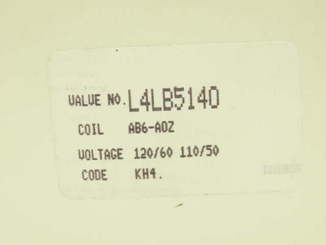 Honeywell Skinner L4LB5140 Brass Solenoid Valve 3-Way NC 120V 140 PSI 3/4" NPT