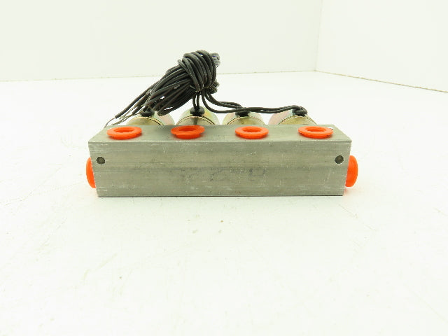 Honeywell Skinner 3139BBA6ENS4 Solenoid 4-Valve Manifold 240V 100 PSI 1/8" NPT