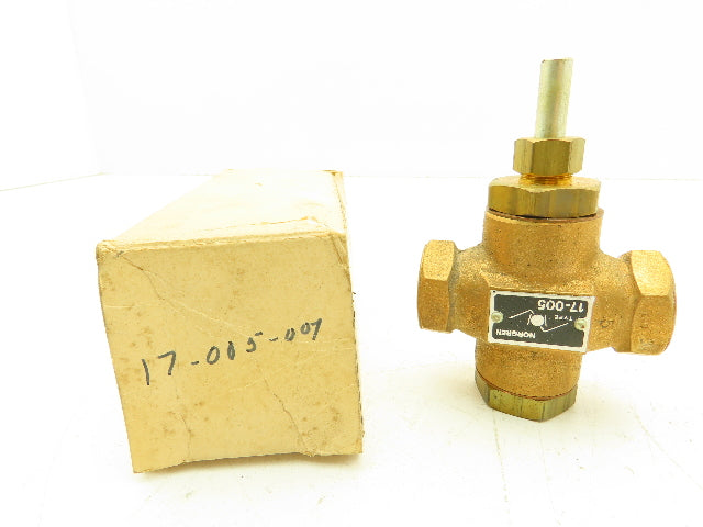 Norgren 17-005-007 Brass Valve 1/4" NPT