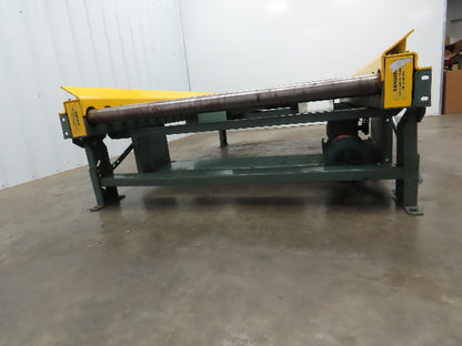 Hytrol 42.5"x 7' Powered Live Roller Pallet Unload Conveyor 3/4 Hp End Drive
