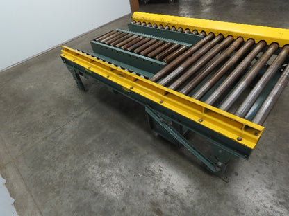 Hytrol 42.5"x 7' Powered Live Roller Pallet Unload Conveyor 3/4 Hp End Drive