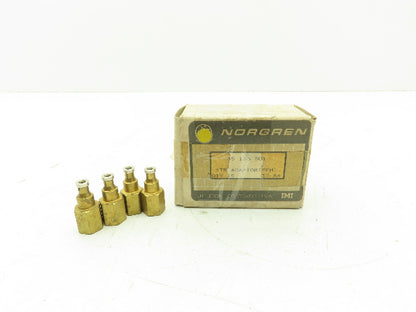 Norgren 85-135-501 Straight Female Adaptor Fitting 1/8"-QD X 1/8"-NPTM Lot of 29