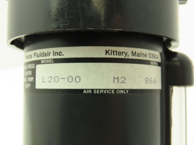 Watts L20-00 Pneumatic Air Line Lubricator 250 PSI QIX Ports 1/4"-1"