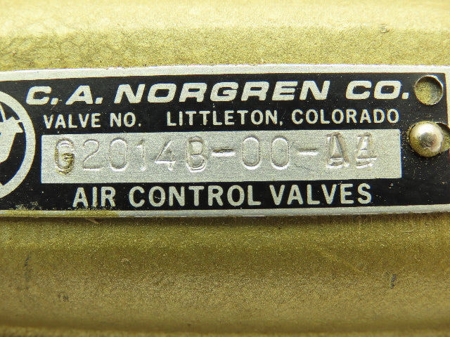 Norgren G2014B-00-A4 Pneumatic Valve 4-Way Air Control 1/2" NPT Ports