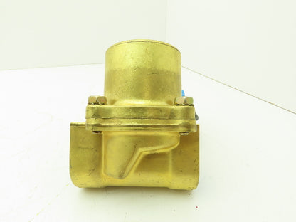 Honeywell Skinner 708X4D1B Brass Solenoid Valve 2-Way NC 120V 5-125 PSI 1" NPT