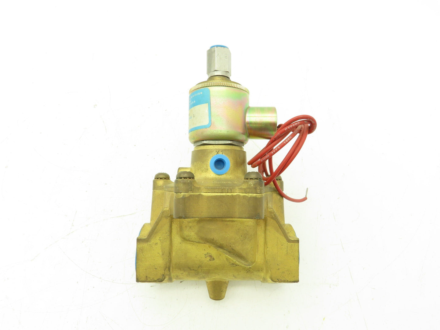 Honeywell Skinner XL9LB6090 Brass Solenoid Valve 2-Way NO 120V 0-90 PSI 1" NPT