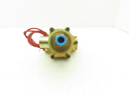 Honeywell Skinner XL9LB6090 Brass Solenoid Valve 2-Way NO 120V 0-90 PSI 1" NPT