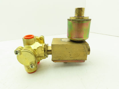 Honeywell Skinner XL3HVRX29 Solenoid Valve 3-Way NC 24VDC 10-150 PSI 3/8" NPT