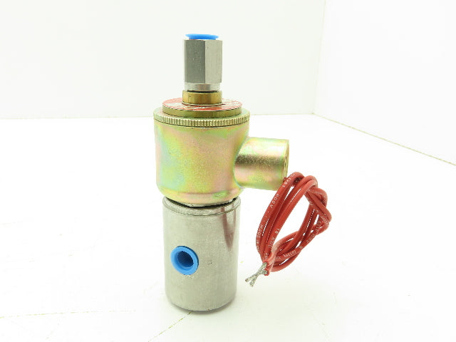 Honeywell Skinner XR1LX4 Brass Solenoid Valve 3-Way NC 120V 5-150 PSI 1/4" NPT