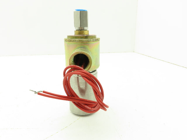 Honeywell Skinner XR1LX4 Brass Solenoid Valve 3-Way NC 120V 5-150 PSI 1/4" NPT