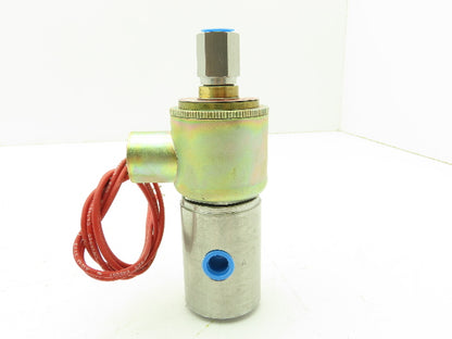 Honeywell Skinner XR1LX4 Brass Solenoid Valve 3-Way NC 120V 5-150 PSI 1/4" NPT