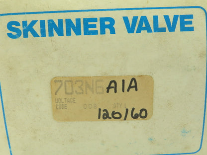 Honeywell Skinner 703N6A1A Solenoid Valve 1/2" NPT 2-Way NC 5-150PSI 120V Coil