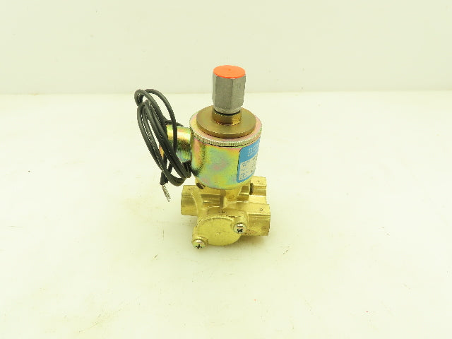 Honeywell Skinner XL3LB3150 Brass Solenoid Valve 3-Way NC 120V 150 PSI 1/4" NPT