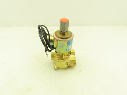 Honeywell Skinner XL3LB3150 Brass Solenoid Valve 3-Way NC 120V 150 PSI 1/4" NPT