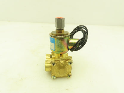 Honeywell Skinner XL3LB3150 Brass Solenoid Valve 3-Way NC 120V 150 PSI 1/4" NPT
