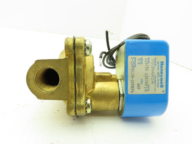 Honeywell Skinner 703N4A1A Solenoid Valve 2-Way NC 120V 5-150 PSI 3/8" NPT