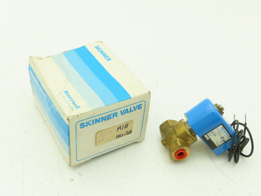 Honeywell Skinner 703N2A1AN Solenoid Valve 2-Way NC 120V 3-150 PSI 1/4" NPT