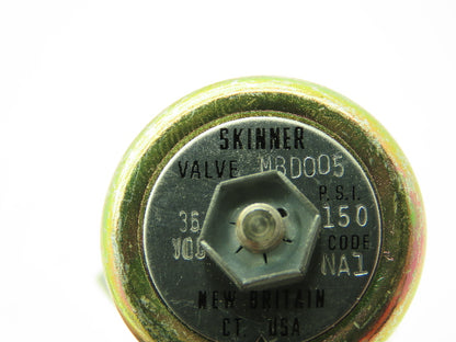 Honeywell Skinner MBD005 Solenoid Valve 3-Way NC 36VDC 150 PSI