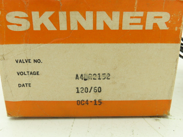 Honeywell Skinner A4DR2152 Solenoid Valve 3-Way NC 120V 150 PSI 1/4" NPT