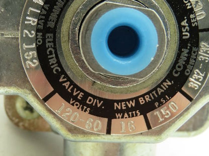 Honeywell Skinner A4LR2152 Solenoid Valve 3-Way NC 120V 150 PSI 1/4" NPT