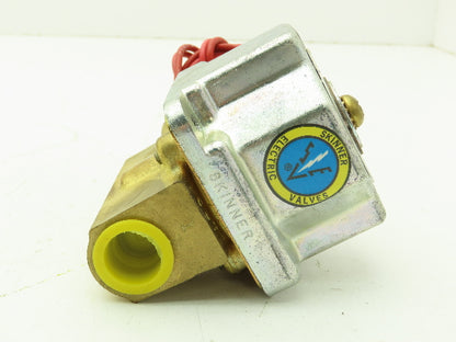 Honeywell Skinner A2LX9 Brass Solenoid Valve 2-Way NC 120V 7 PSI 1/2" NPT
