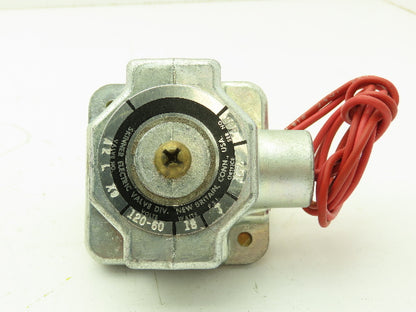 Honeywell Skinner A2LX9 Brass Solenoid Valve 2-Way NC 120V 7 PSI 1/2" NPT