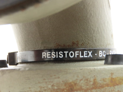 Crane Resistoflex 2" Flanged PVDF Lined 90° Elbow Pipe Fitting  #150 Duct Iron