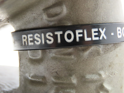 Crane Resistoflex 1" Flanged 45° Elbow PVDF Lined Pipe Fitting  #150 Duct Iron