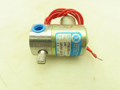 Honeywell Skinner V52LR2100 Solenoid Valve 2-Way NC 120V 100 PSI 1/4" NPT
