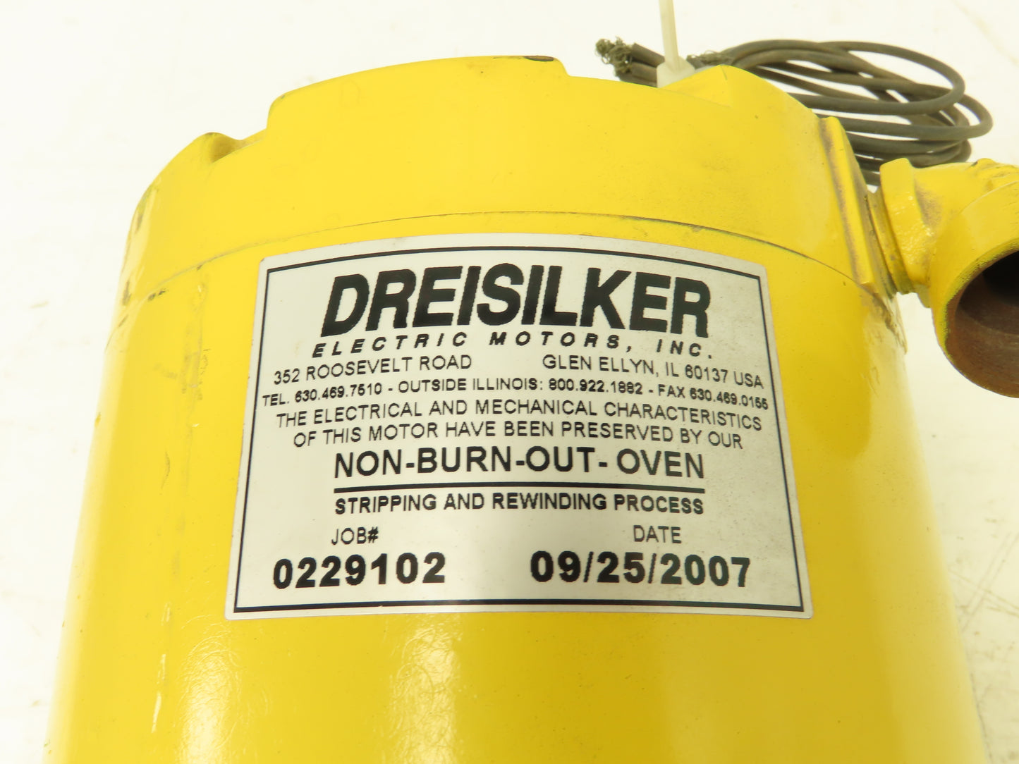 Leeson Dings Dynamics 4-61001-5153-U1DD  230/460V Brake Motor 1PH 26A Brake 56C