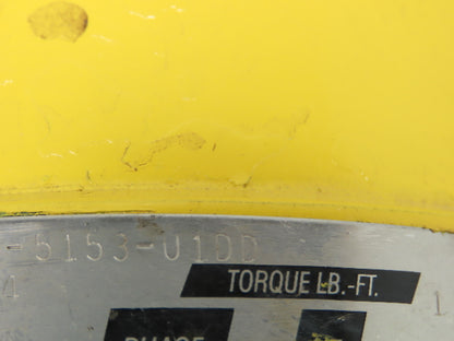 Leeson Dings Dynamics 4-61001-5153-U1DD  230/460V Brake Motor 1PH 26A Brake 56C