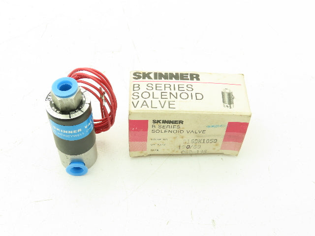 Honeywell Skinner B16DK1050 Solenoid Valve 3-Way NO 120V 50 PSI 1/8" NPT