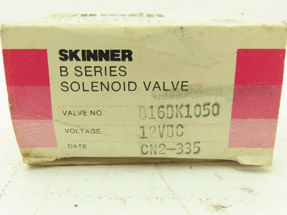 Honeywell Skinner B16DK1050 Solenoid Valve 3-Way NO 12VDC 50 PSI 1/8" NPT