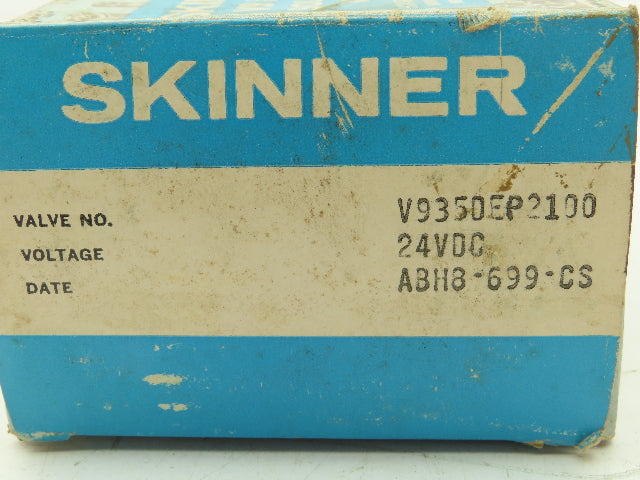Honeywell Skinner V935DEP2100 Solenoid Valve 4-Way NO 24VDC 100 PSI 1/4" NPT
