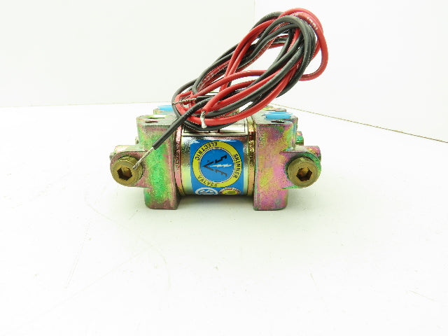 Honeywell Skinner V935DEP2100 Solenoid Valve 4-Way NO 24VDC 100 PSI 1/4" NPT