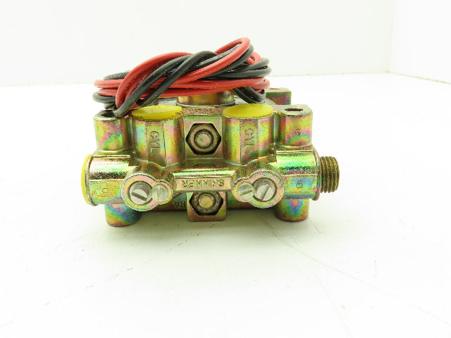 Honeywell Skinner V933DEP2075 Solenoid Valve 4-Way NC 120V 75 PSI 1/4" NPT