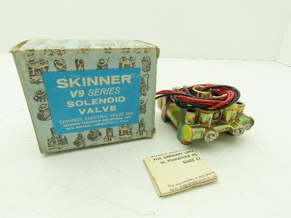 Honeywell Skinner V933DEP2075 Solenoid Valve 4-Way NC 120V 75 PSI 1/4" NPT