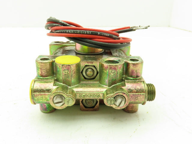 Honeywell Skinner V935LEP2050 Solenoid Valve 4-Way NO 120V 50 PSI 1/4" NPT