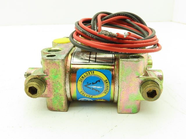 Honeywell Skinner V935LEP2050 Solenoid Valve 4-Way NO 120V 50 PSI 1/4" NPT