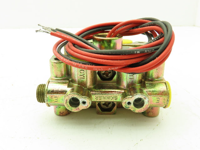 Honeywell Skinner V935LEP2050 Solenoid Valve 4-Way NO 120V 50 PSI 1/4" NPT