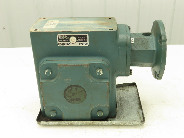 Dodge Tigear Speed Reducer Worm Gearbox 15:1 Ratio 116 RPM 1.5" RH Output 140TC