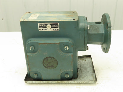 Dodge Tigear Speed Reducer Worm Gearbox 15:1 Ratio 116 RPM 1.5" RH Output 140TC