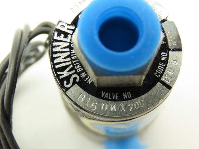 Honeywell Skinner B15DK1200 Solenoid Valve 3 Way 24VDC NO 200 PSI 1/8" NPT