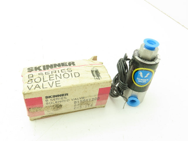 Honeywell Skinner B15DK1200 Solenoid Valve 3 Way 24VDC NO 200 PSI 1/8" NPT