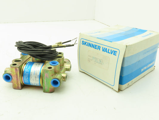 Honeywell Skinner V9NCTNX2 Solenoid Valve 4-Way NO 120V 115 PSI 1/4" NPT