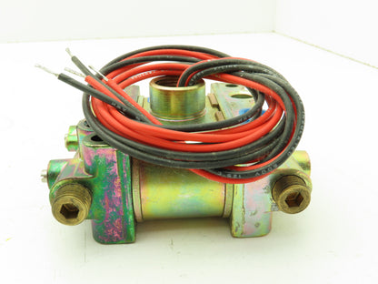 Honeywell Skinner V935LEP2150 Solenoid Valve 4-Way NO/NC 120V 150 PSI 1/4" NPT