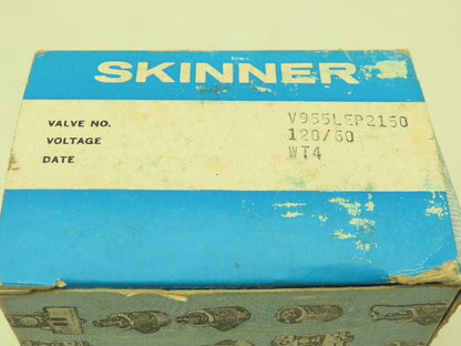 Honeywell Skinner V955LEP2150 Solenoid Valve 4-Way NO 120V 150 PSI 1/4" NPT